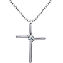 Cross Pendant New Simple Necklace Titanium Steel Plating